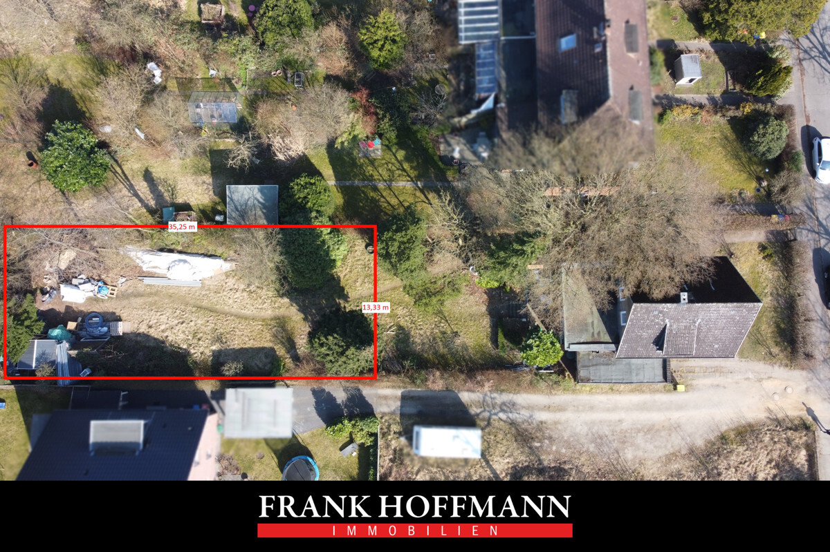 Immobilienangebot - Hamburg - Grundstücke - Ohne Käuferprovision - Baugrundstück für ein Einfamilienhaus in Hamburg-Volksdorf