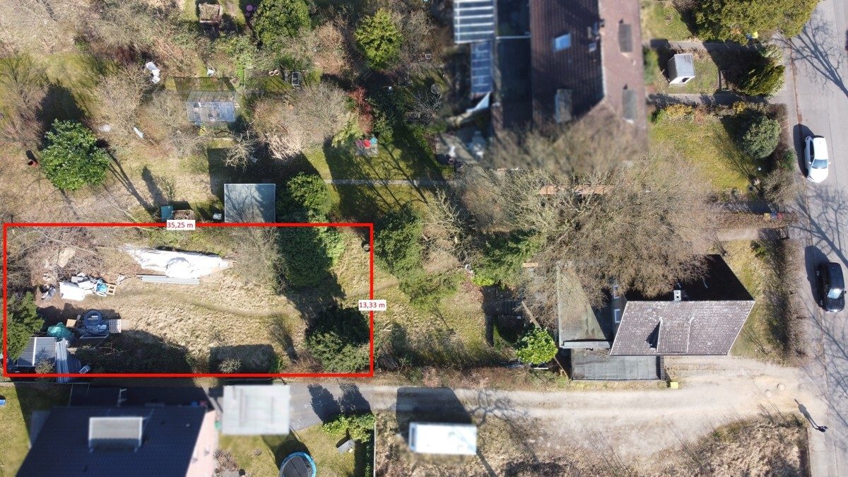 Immobilienangebot - Hamburg - Grundstücke - Ohne Käuferprovision - Baugrundstück für ein Einfamilienhaus in Hamburg-Volksdorf