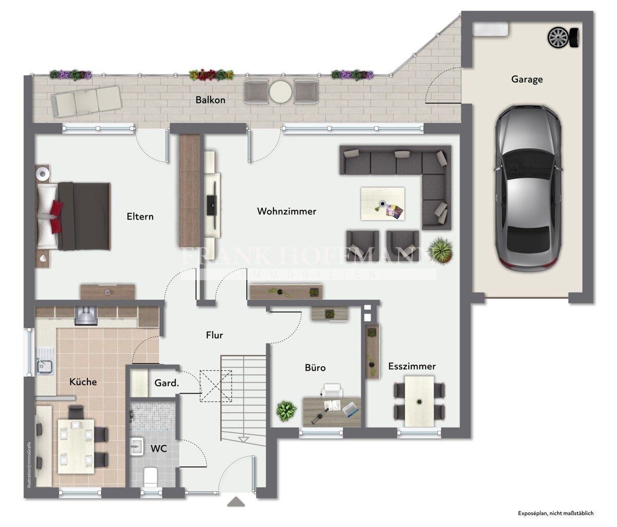 Immobilienangebot - Großenaspe - Haus_Wohnung - Lichtdurchflutetes Einfamilienhaus über zwei Ebenen in ruhiger Wohnlage von Großenaspe