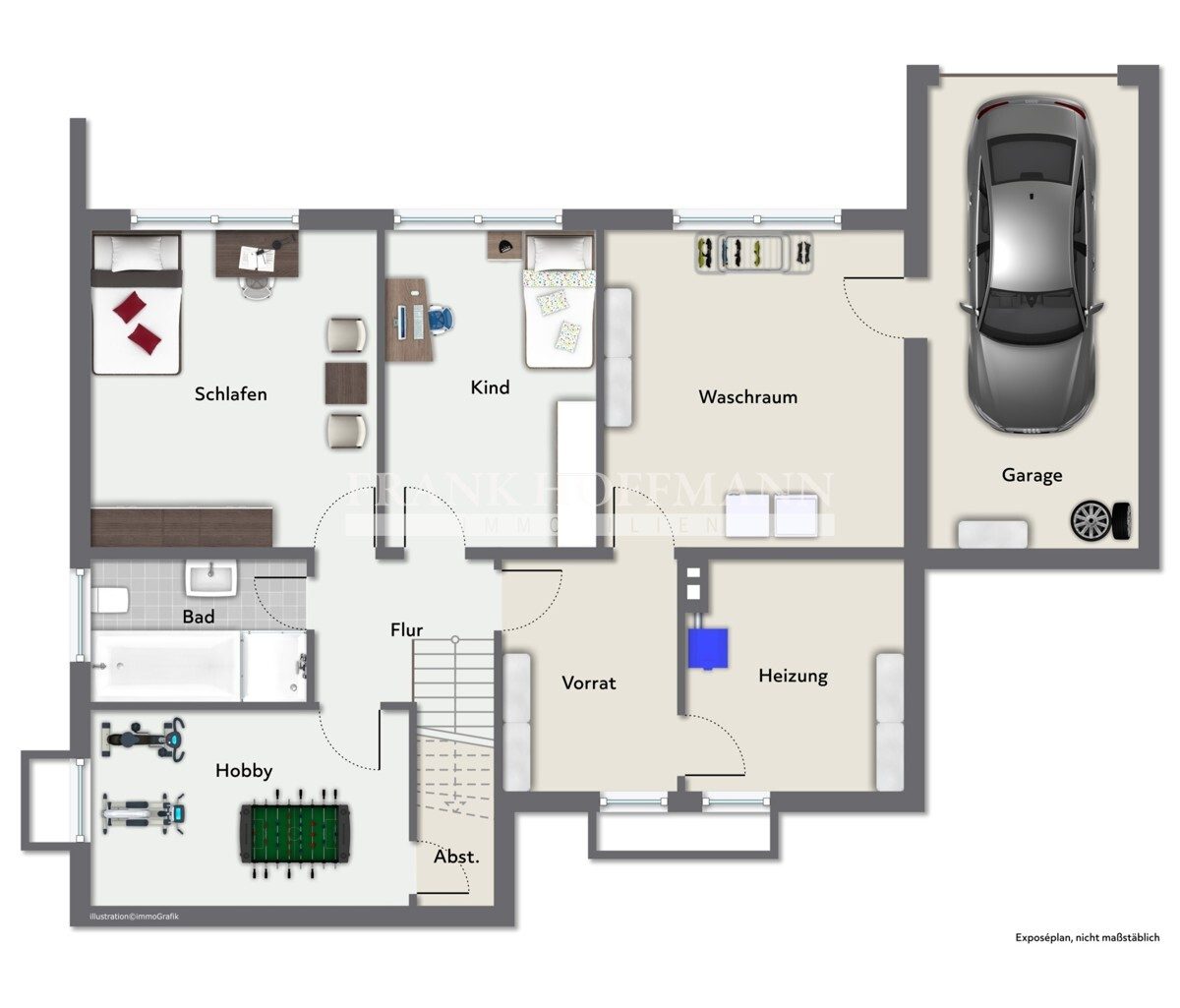Immobilienangebot - Großenaspe - Haus_Wohnung - Lichtdurchflutetes Einfamilienhaus über zwei Ebenen in ruhiger Wohnlage von Großenaspe