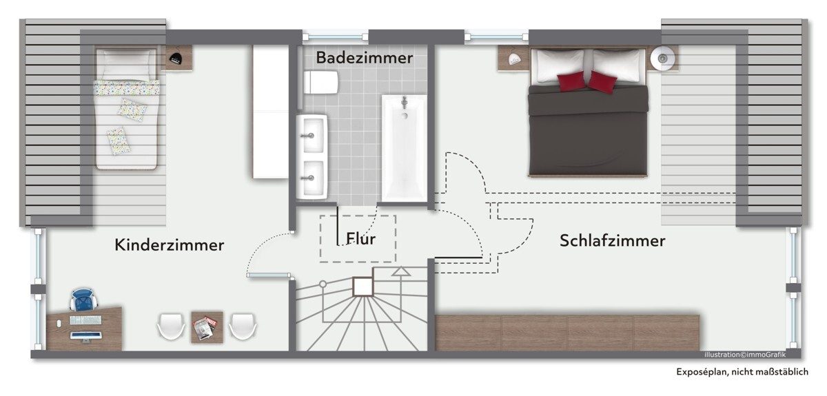 Immobilienangebot - Elmshorn - Haus_Wohnung - Moderne Doppelhaushälfte mit ausgebautem Dachstudio & Doppelcarport in Elmshorn