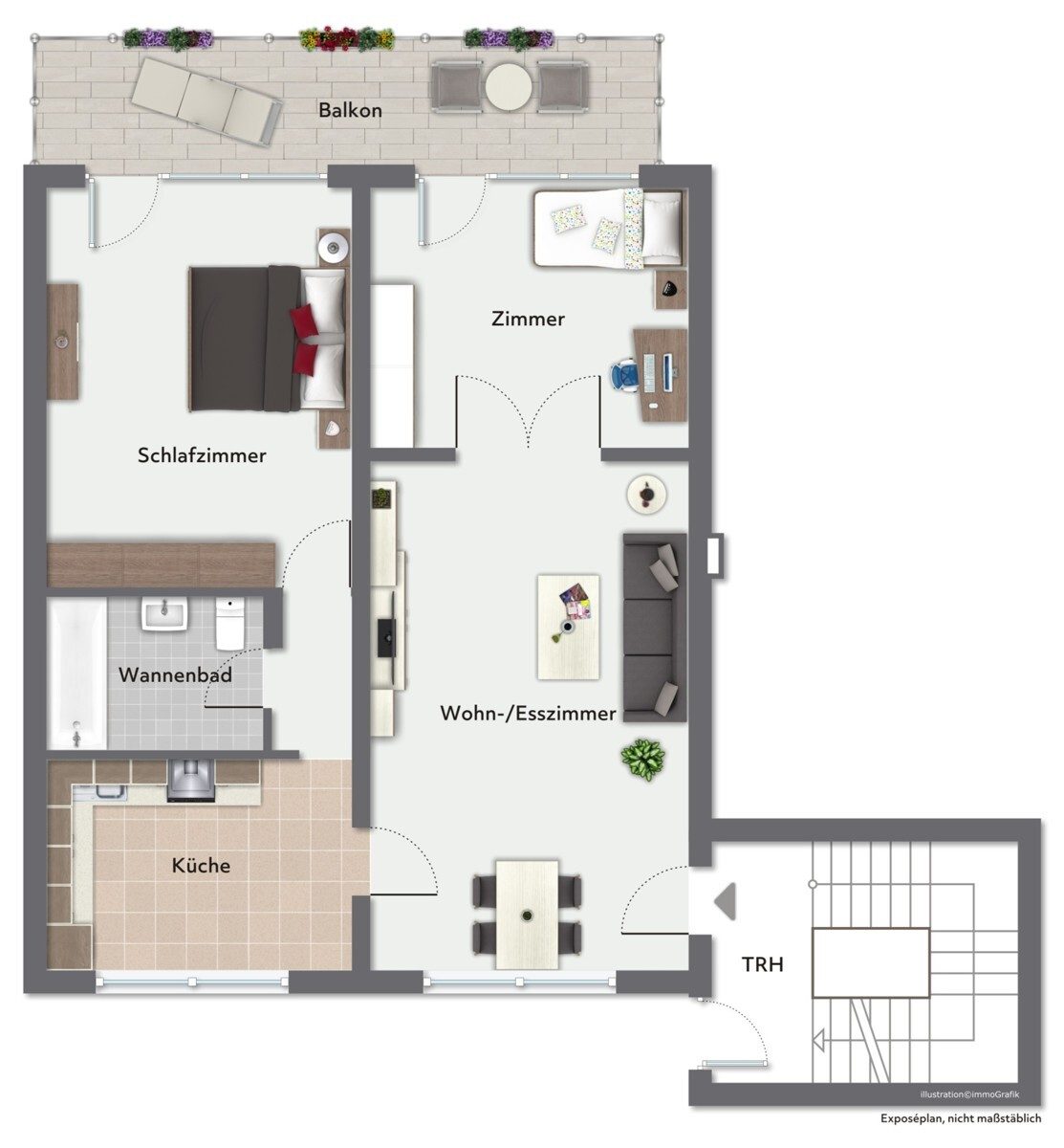 Immobilienangebot - Hamburg - Haus_Wohnung - Machen Sie ganz einfach 3 Zimmer draus! 2-Zimmer-Wohnung mit viel Potenzial in Hamburg-Eimsbüttel