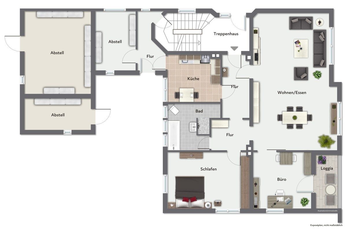 Immobilienangebot - Kellinghusen - Haus_Wohnung - Stilvolle und großzügige Altbauvilla in Kellinghusen – als Ein- oder Zweifamilienhaus nutzbar