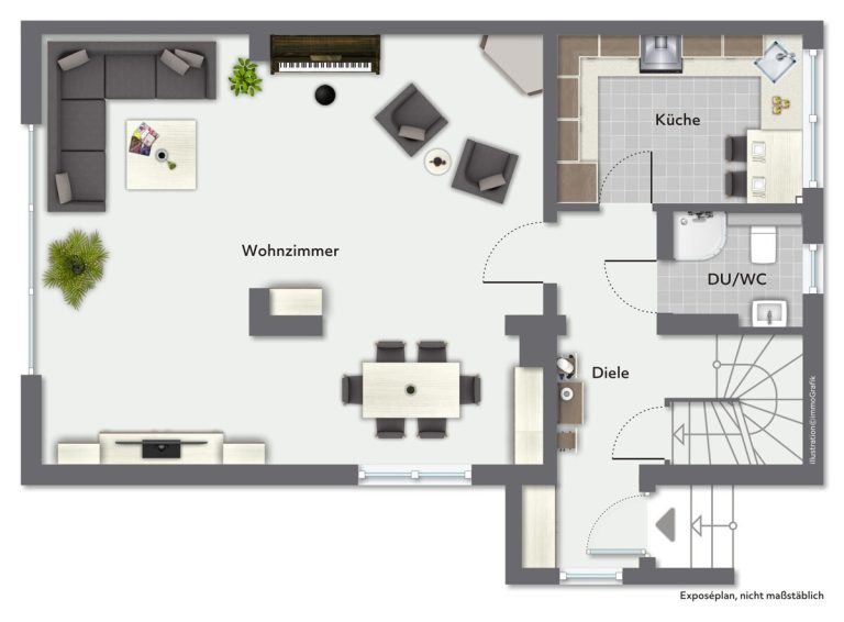 Immobilienangebot - Appen - Haus_Wohnung - Gepflegte Doppelhaushälfte in Appen auf schönem Grundstück mit Garage