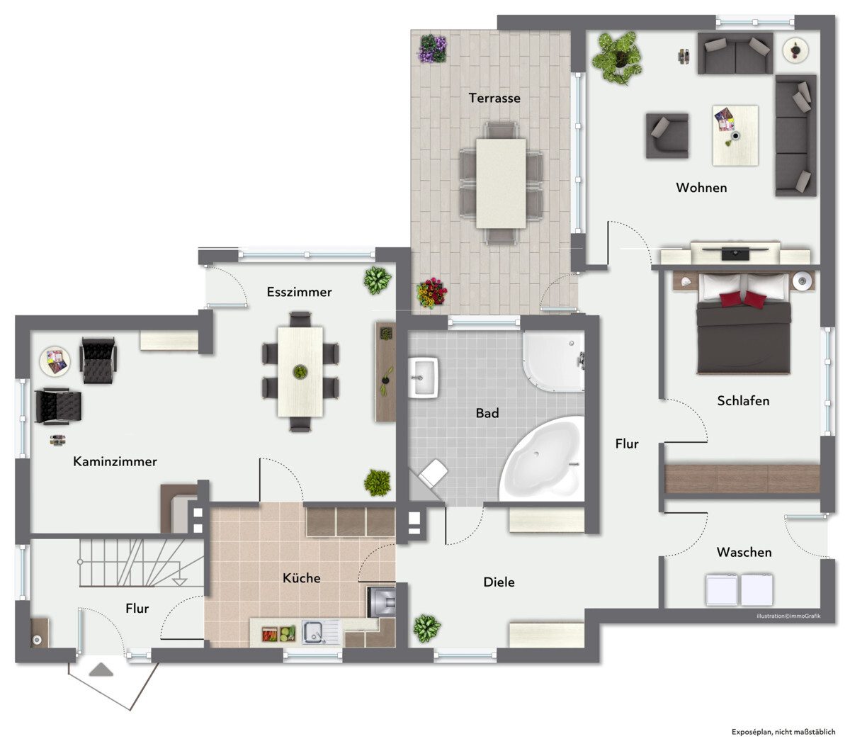Immobilienangebot - Kaltenkirchen - Haus_Wohnung - Modernisierungsbedürftiges Einfamilienhaus mit Platz für die ganze Familie auf großem Grundstück
