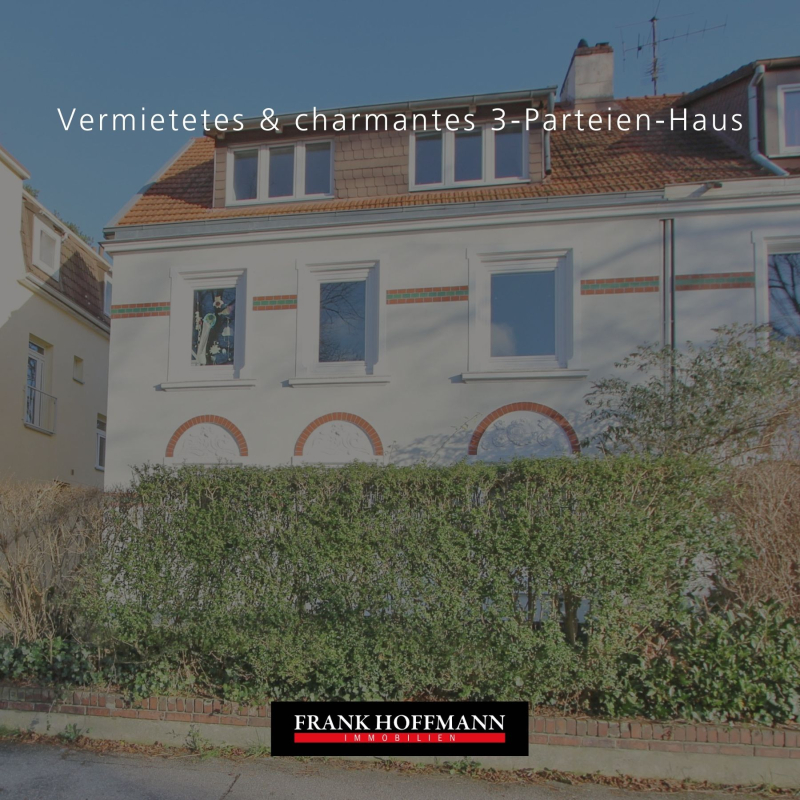 Kapitalanlage in Hamburg-Fuhlsbüttel - Vermietetes & charmantes 3-Parteien-Haus