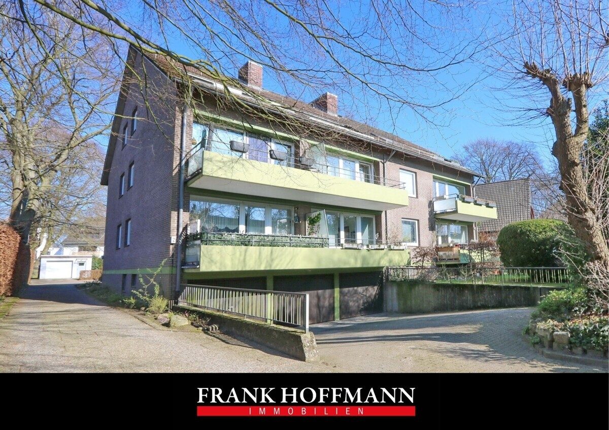 Immobilienangebot - Hamburg - Alle - Vermietete 3-Zimmer-Eigentumswohnung mit Balkon und Garage in Hamburg-Meiendorf