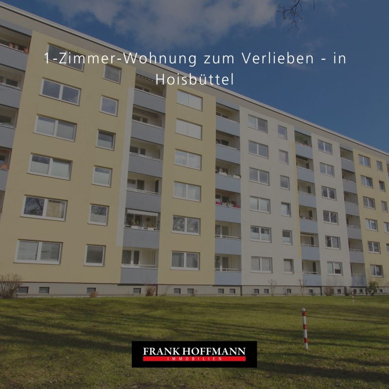 1-Zimmer-Wohnung zum Verlieben - in Hoisbüttel - Frank Hoffmann Immobilien