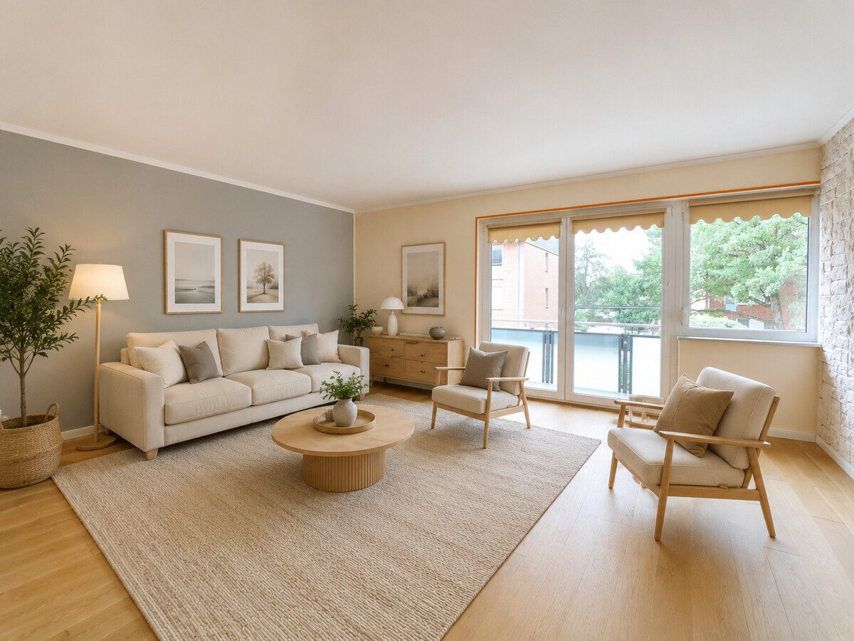 Immobilienangebot - Hamburg - Alle - Vermietete 2,5-Zimmer-Eigentumswohnung mit großem Balkon in Hamburg-Meiendorf!