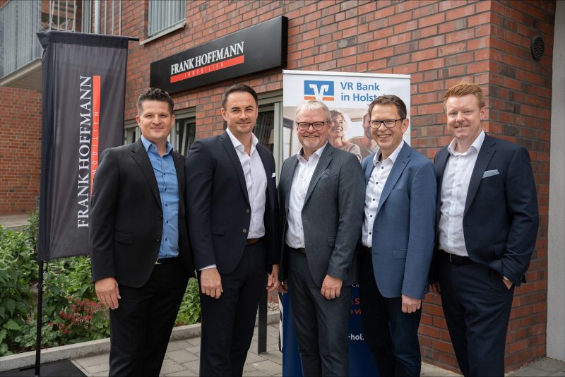 Frank Hoffmann Immobilien - VR Bank in Holstein - Eröffnung Filiale Pinneberg