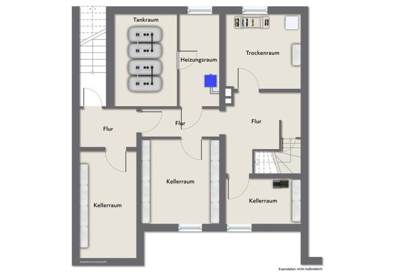 Immobilienangebot - Hamburg - Haus_Wohnung - Einfamilienhaus mit Einliegerwohnung und Doppelgarage in Hamburg Langenhorn