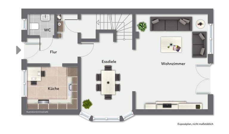 Immobilienangebot - Henstedt-Ulzburg - Haus_Wohnung - Zu mieten: Doppelhaushälfte mit Carport und Teilkeller in Henstedt-Ulzburg, Ortsteil Rhen