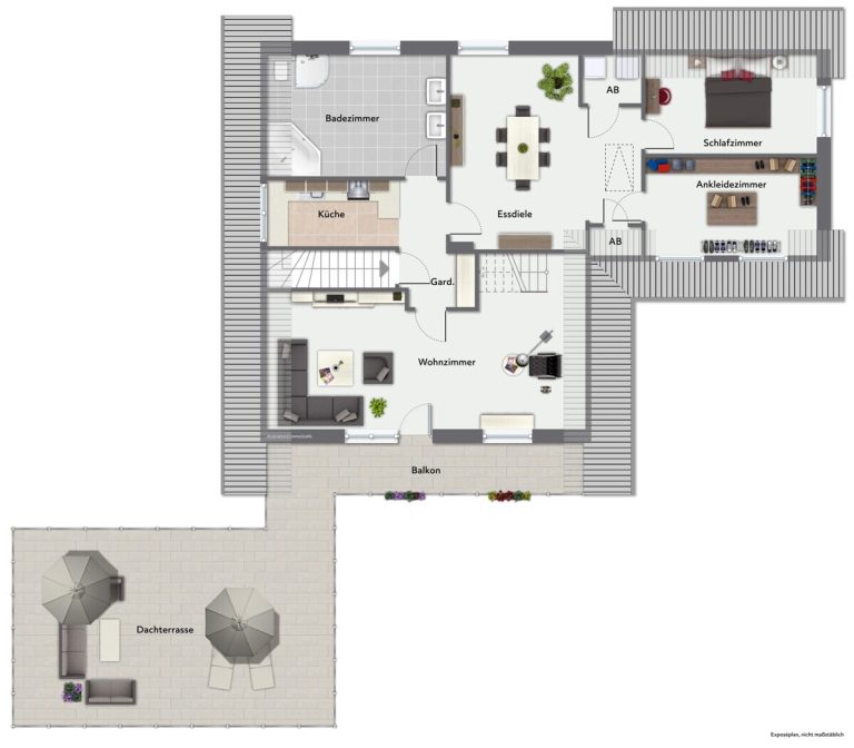 Immobilienangebot - Kaltenkirchen - Haus_Wohnung - Großzügige 4-Zimmer-Wohnung mit ausgebautem Dachstudio & sonniger Dachterrasse in Kaltenkirchen