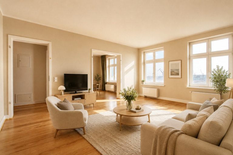 Immobilienangebot - Hamburg - Haus_Wohnung - Altbauflair, modernes Design und Elbblick – Wohnen auf St. Pauli