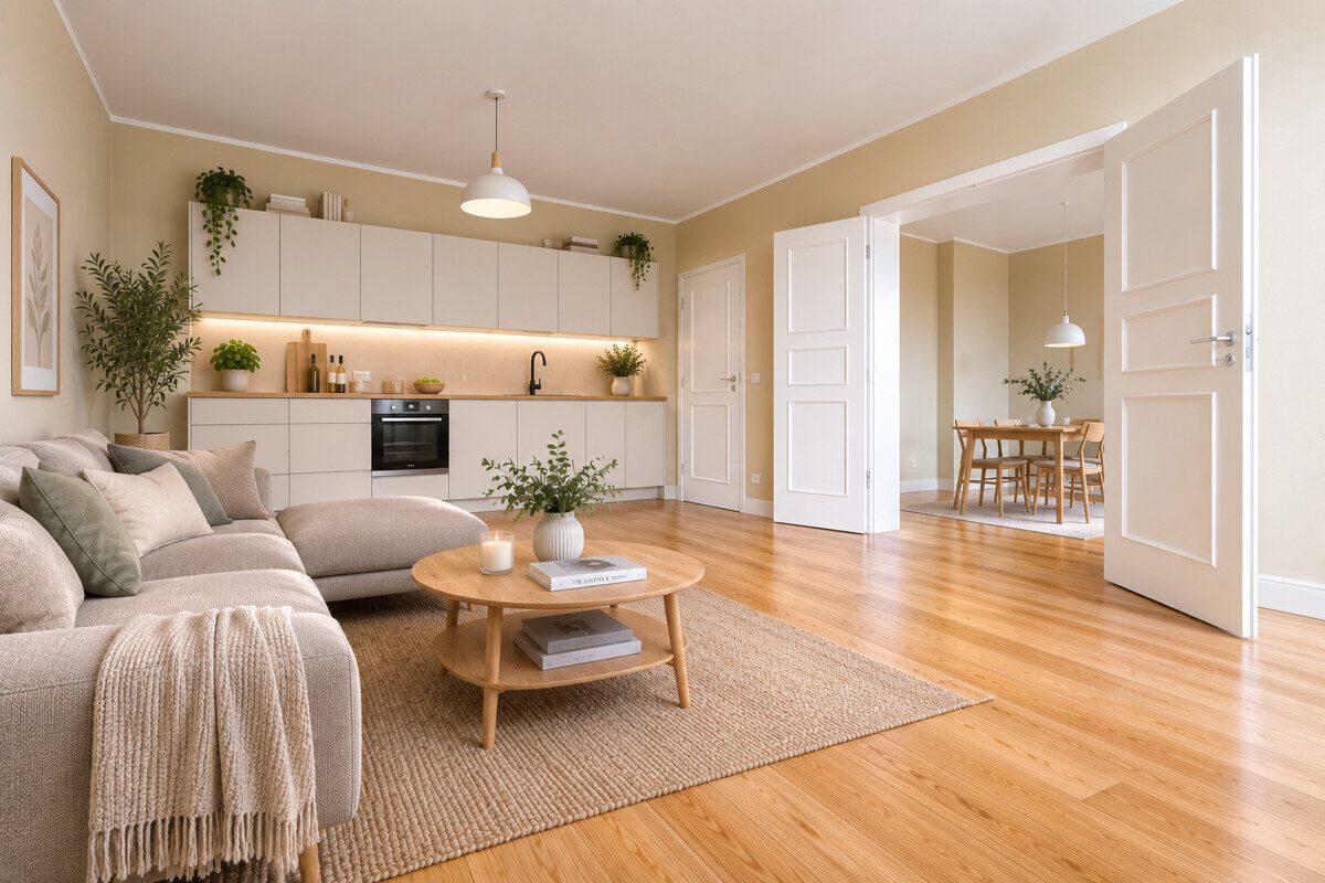Immobilienangebot - Hamburg - Haus_Wohnung - Altbauflair, modernes Design und Elbblick – Wohnen auf St. Pauli