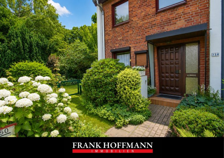 Immobilienangebot - Hamburg - Haus_Wohnung - Reihenendhaus mit großem Garten in Hamburg-Bramfeld