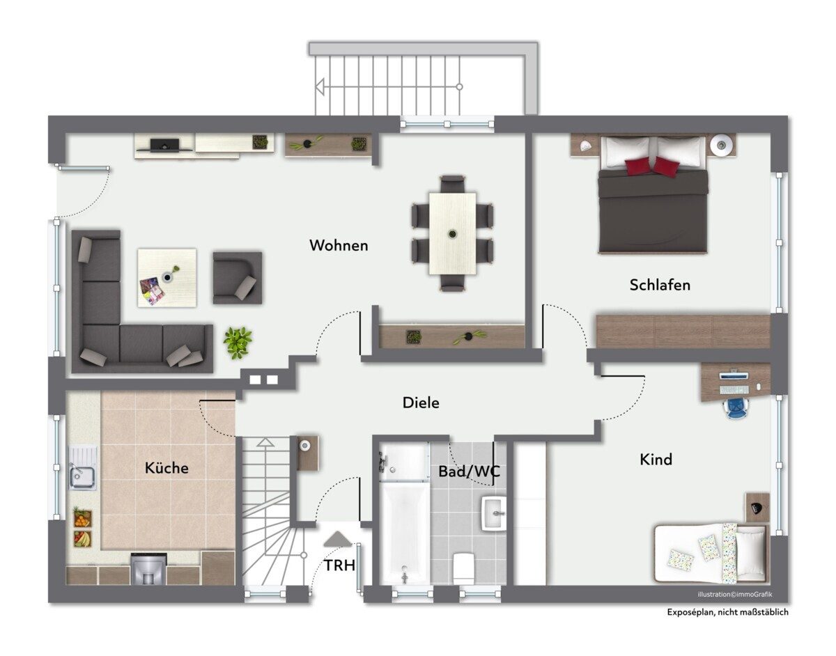 Immobilienangebot - Kisdorf - Haus_Wohnung - Zweifamilienhaus auf großzügigem Grundstück – Ihr Sanierungsprojekt mit viel Potenzial in Kisdorf