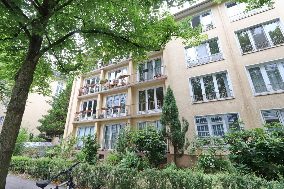 Außenansicht_2 Immobilienangebot - Hamburg - Haus_Wohnung - Ruhig gelegene 3-Zimmer-Wohnung nahe der Osterstraße im Süden von Hamburg Eimsbüttel