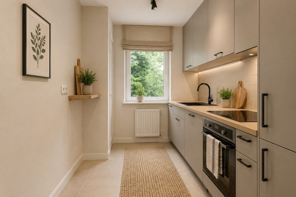 Küche (KI generiert) Immobilienangebot - Hamburg - Haus_Wohnung - Ruhig gelegene 3-Zimmer-Wohnung nahe der Osterstraße im Süden von Hamburg Eimsbüttel