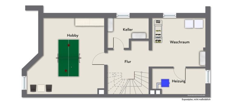 Immobilienangebot - Henstedt-Ulzburg - Haus_Wohnung - Attraktive Doppelhaushälfte mit großzügigem Vollkeller und Garagenstellplatz in Henstedt-Ulzburg