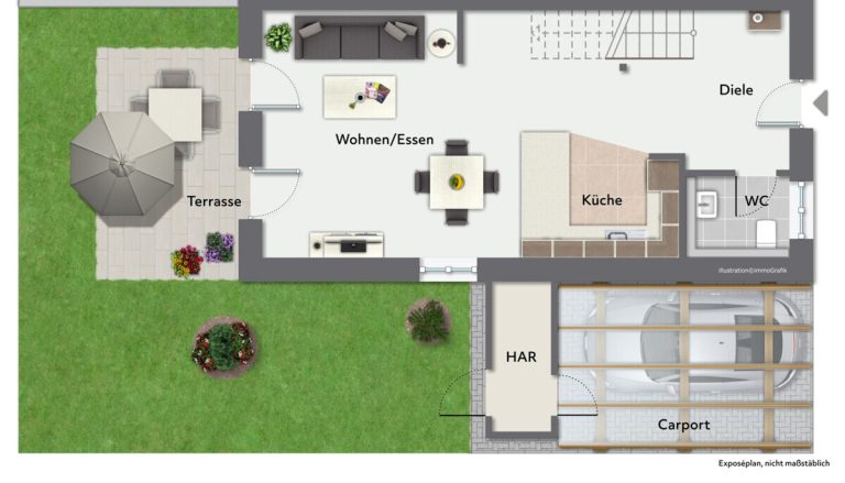 Immobilienangebot - Seestermühe - Haus_Wohnung - Hochwertige Doppelhaushälfte in Seestermühe – Garten, 2 Stellplätze & moderner Wohnkomfort