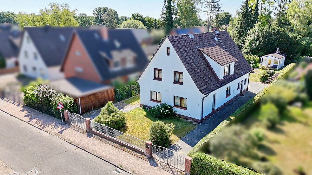 Immobilienangebot - Wedel - Haus_Wohnung - PROVISIONSFREI - Geräumiges Einfamilienhaus mit ELW & Garage auf großzügigem Grundstück in Wedel