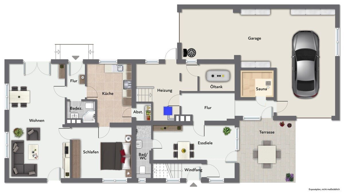 Immobilienangebot - Wedel - Haus_Wohnung - PROVISIONSFREI - Geräumiges Einfamilienhaus mit ELW & Garage auf großzügigem Grundstück in Wedel