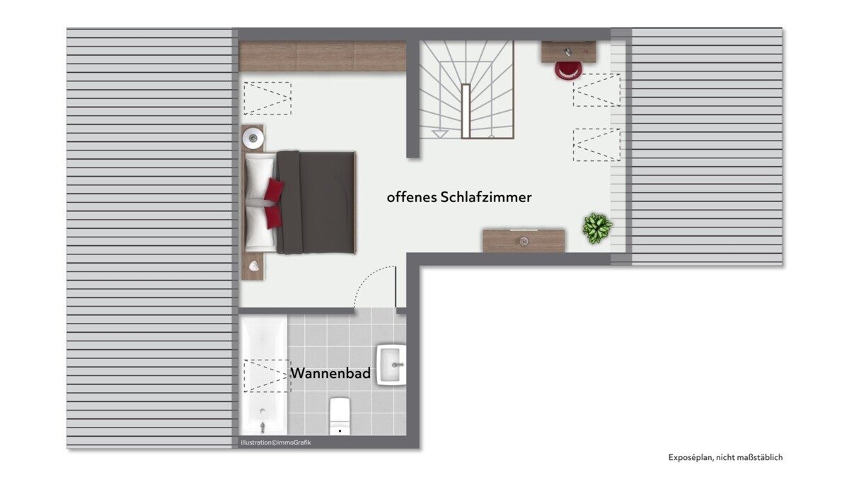 Immobilienangebot - Barmstedt - Haus_Wohnung - Wohnen auf zwei Ebenen: Attraktive 3-Zimmer-Maisonettewohnung im Zentrum von Barmstedt