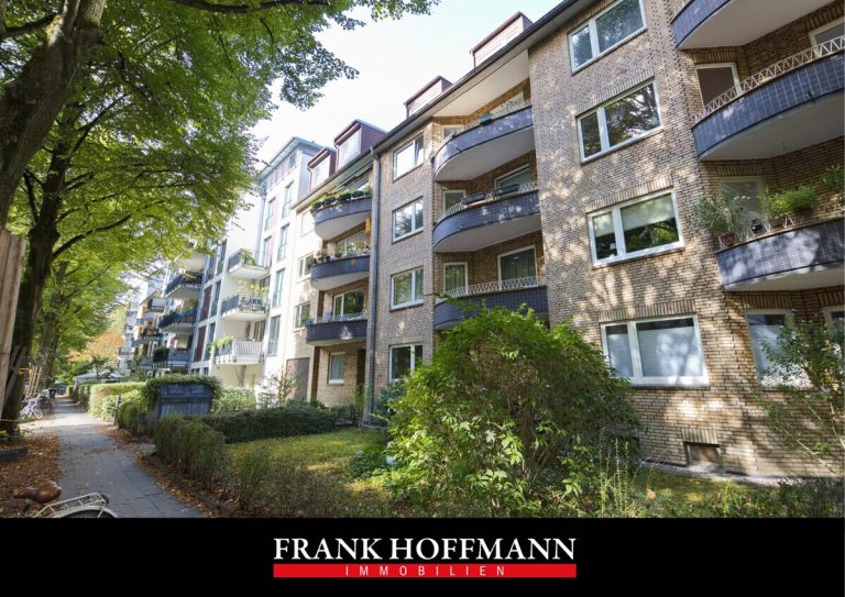 Immobilienangebot - Hamburg - Alle - Vermietete 2-Zimmer-Wohnung in idyllischer Lage im Süden von Hamburg Eimsbüttel