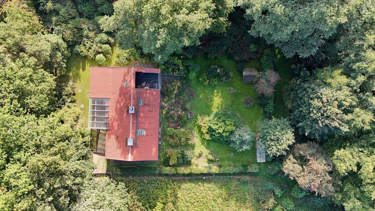 Vogelperspektive Immobilienangebot - Hitzhusen - Haus_Wohnung - Gut geschnittener Bungalow mit fantastischem Blick ins Grüne im Außenbereich von Hitzhusen