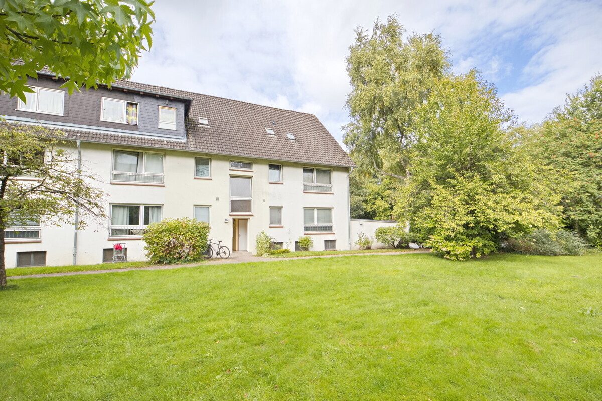 Außenansicht Immobilienangebot - Hamburg - Haus_Wohnung - Kapitalanlage im beliebten Hamburg-Niendorf - Vermietete 1-Zimmer-Wohnung