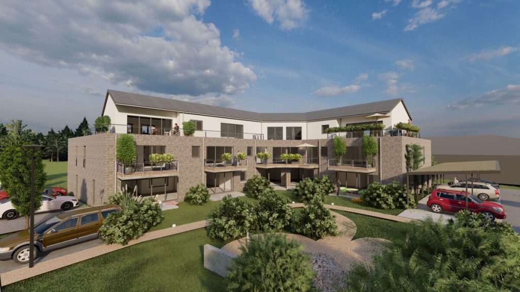 Volksbank Immobilien Niederrhein GmbH - Immobilienangebot - Sonsbeck - Alle - Moderne Neubau-Erdgeschosswohnung mit Garten und Terrasse im Herzen von Sonsbeck: Zentral leben im neuen "Hanßen Bogen"!