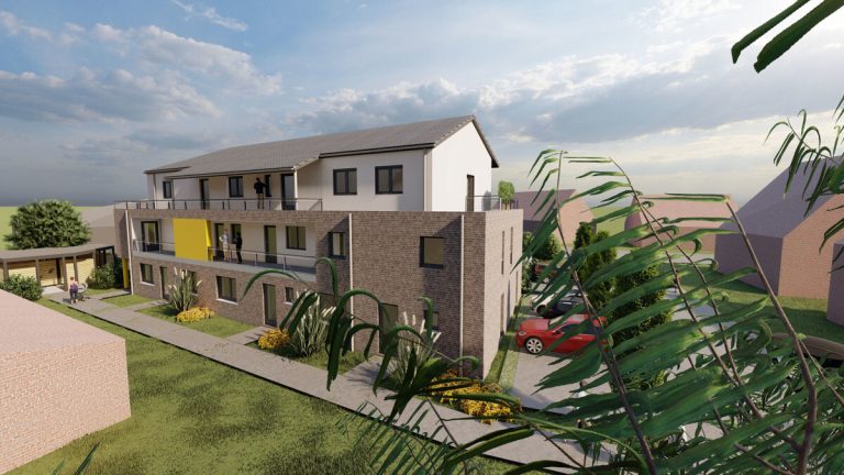 Volksbank Immobilien Niederrhein GmbH - Immobilienangebot - Sonsbeck - Alle - Moderne Neubau-Erdgeschosswohnung mit Garten und Terrasse im Herzen von Sonsbeck: Zentral leben im neuen "Hanßen Bogen"!
