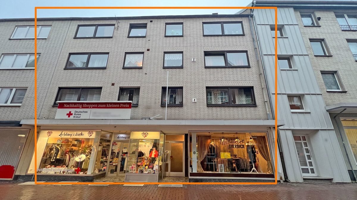 Volksbank Immobilien Niederrhein GmbH - Immobilienangebot - Dinslaken - Alle - Wohn- und Geschäftshaus in Toplage der Dinslakener Innenstadt: Kapitalanlage mit Potenzial!