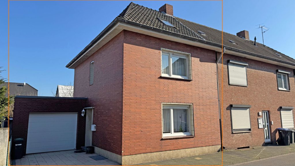 Volksbank Immobilien Niederrhein GmbH - Immobilienangebot - Wesel - Alle - Reihenendhaus mit Garage in ruhiger Lage in Wesel-Schepersfeld!