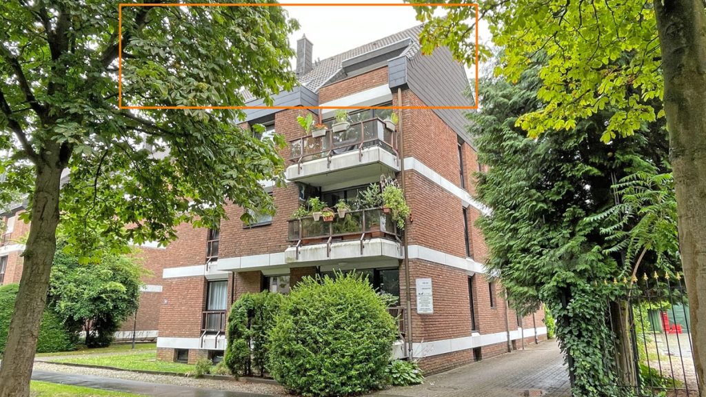 Volksbank Immobilien Niederrhein GmbH - Immobilienangebot - Krefeld - Alle - Charmante 2,5-Zimmer-Wohnung mit Balkon und Tiefgaragenstellplatz in beliebter Lage von Krefeld Bockum!