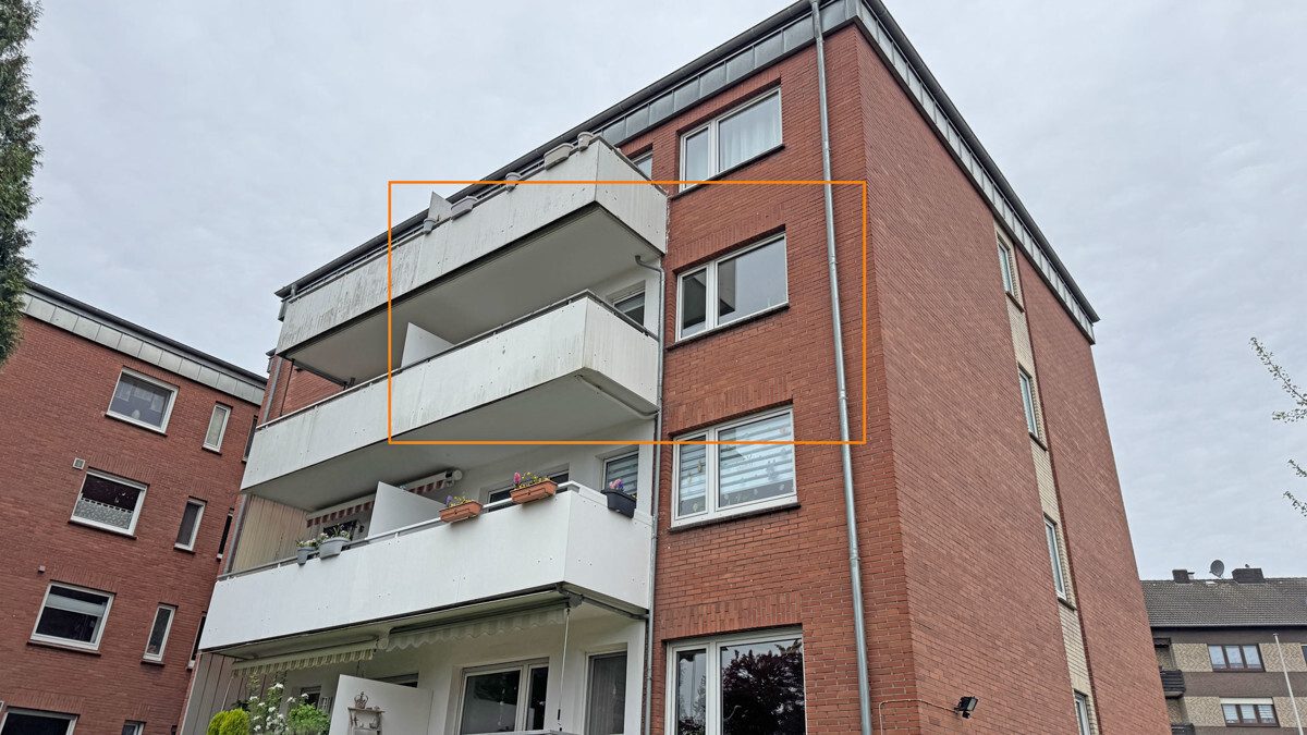 Volksbank Immobilien Niederrhein GmbH - Immobilienangebot - Wesel - Alle - Gepflegte Kapitalanlage mit Potenzial – 3-Zimmer-Wohnung mit Garage in Wesel-Fusternberg!