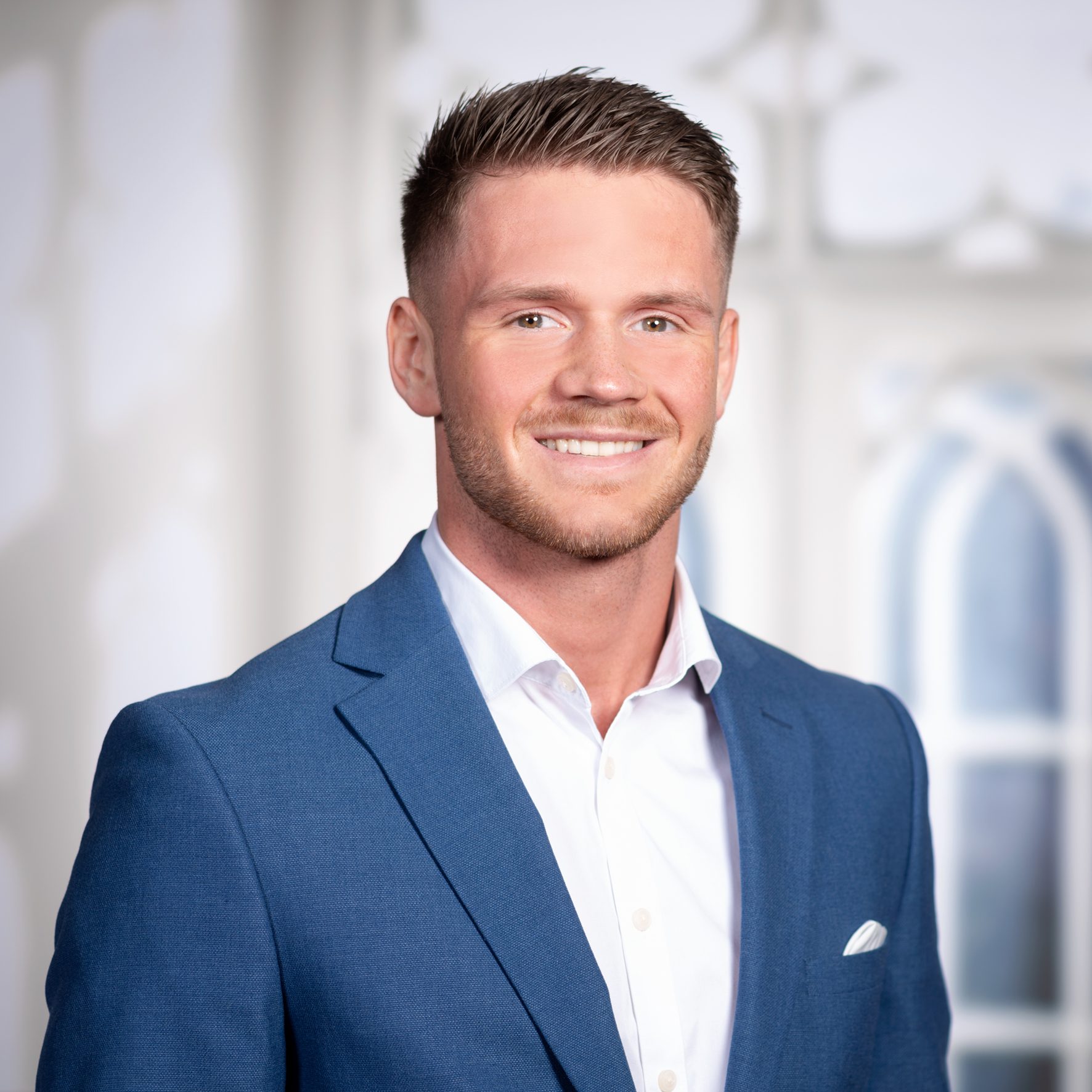 Volksbank Immobilien Niederrhein -Mitarbeiter Lasse Bosserhoff