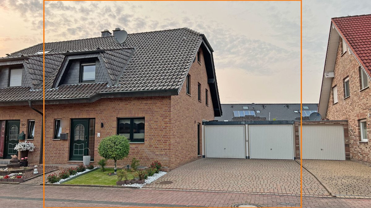 Volksbank Immobilien Niederrhein GmbH - Immobilienangebot - Geldern - Alle - Ruhige Lage! TOP gepflegte Doppelhaushälfte mit Doppelgarage in Geldern-Kapellen!
