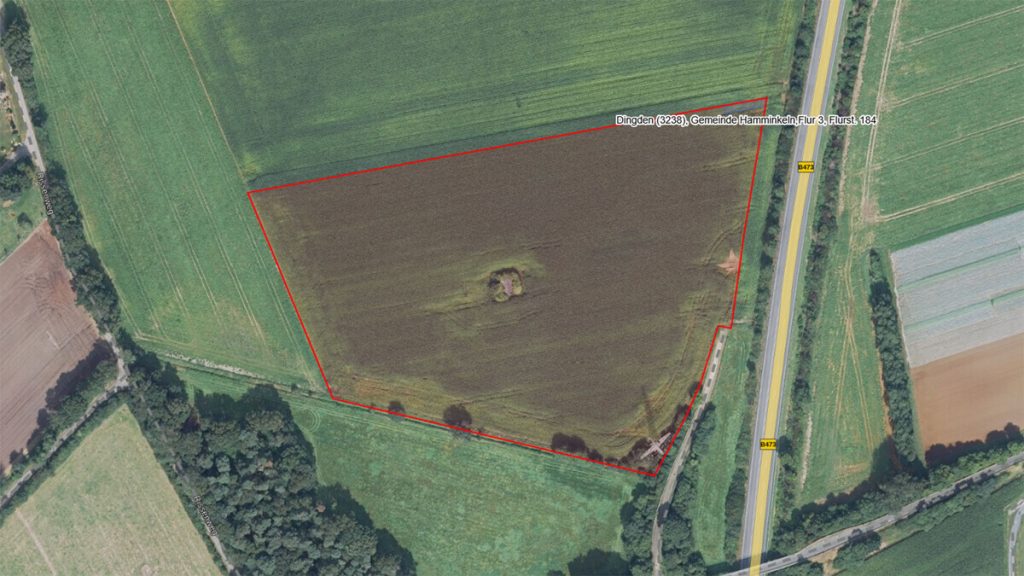 Volksbank Immobilien Niederrhein GmbH - Immobilienangebot - Hamminkeln - Grundstücke - Großzügige Ackerfläche (ca. 3,28 ha) im Naturpark Hohe Mark-Westmünsterland – Gemarkung Dingden