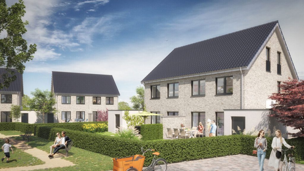 Volksbank Immobilien Niederrhein GmbH - Immobilienangebot - Voerde - Alle - Neubau Doppelhaushälfte im Zentrum von Voerde!  Drei Ebenen Wohnkomfort mit moderner Klinkerfassade