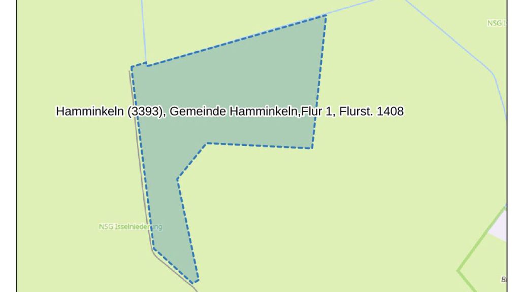 TIM-Online Flurstück Volksbank Immobilien Niederrhein GmbH - Immobilienangebot - Hamminkeln - Grundstücke - Grünlandfläche mit rd. 2,38 ha im Naturschutzgebiet von Hamminkeln