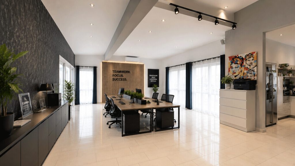 Volksbank Immobilien Niederrhein GmbH - Immobilienangebot - Moers - Alle - Genend: Gewerbeimmobilie in Bestlage – Arbeiten und Wohnen