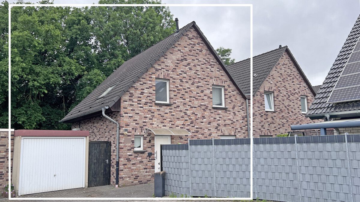 Volksbank Immobilien Niederrhein GmbH - Immobilienangebot - Kamp-Lintfort - Alle - Ruhig wohnen, entspannt leben - Gepflegte Doppelhaushälfte mit Garten und Garage in Kamp-Lintfort!