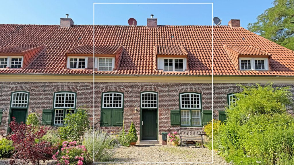 Volksbank Immobilien Niederrhein GmbH - Immobilienangebot - Wesel - Alle - Historisches Reihenmittelhaus von 1772 – denkmalgeschütztes Wohnen mit modernem Komfort in Wesel-Diersfordt