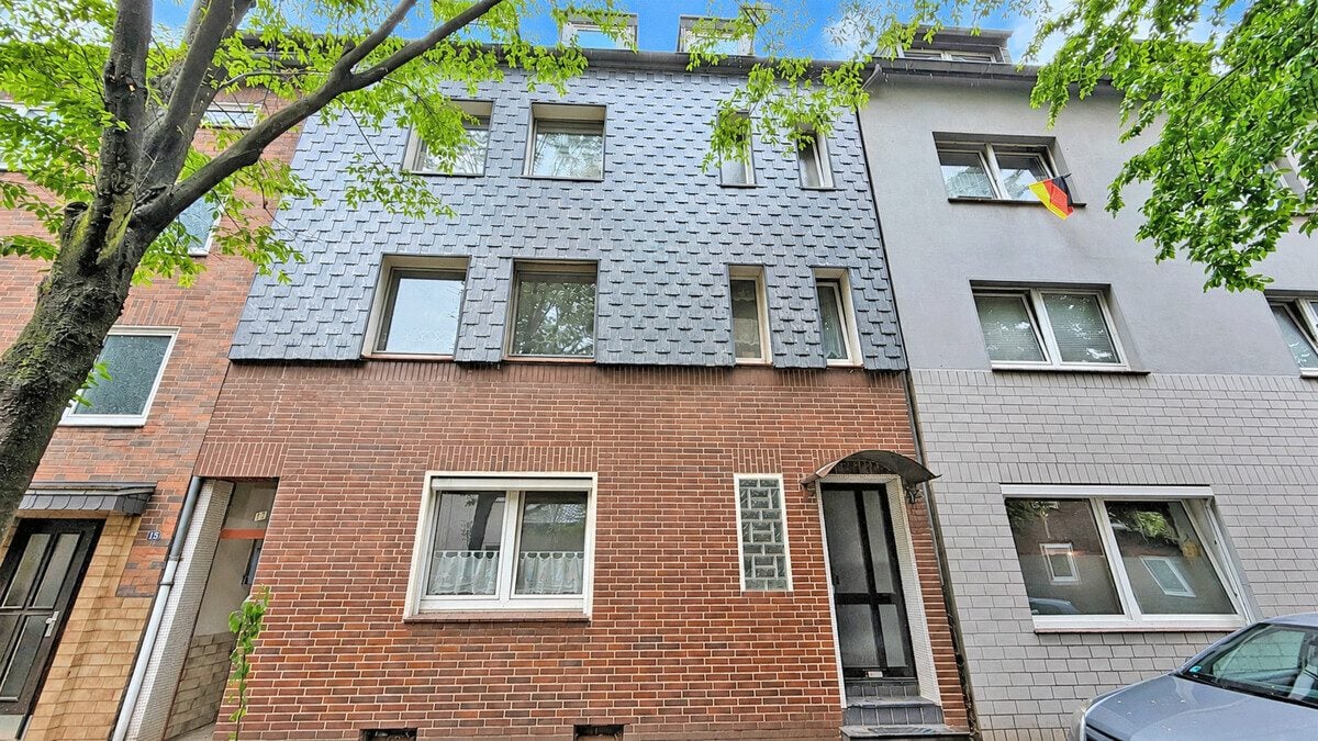 Volksbank Immobilien Niederrhein GmbH - Immobilienangebot - Duisburg - Alle - Wertbeständige Kapitalanlage: Voll vermietetes Mehrfamilienhaus mit 5 Wohneinheiten in Meiderich!
