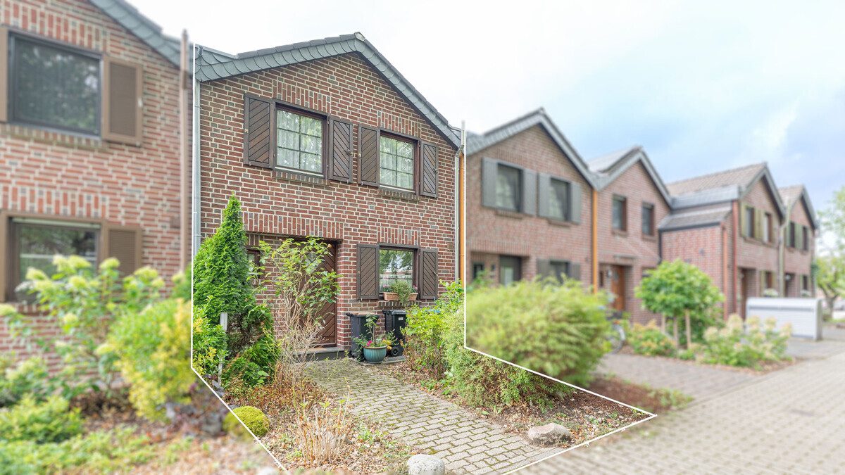 Volksbank Immobilien Niederrhein GmbH - Immobilienangebot - Neukirchen-Vluyn - Alle - Familienfreundliches Reihenmittelhaus mit Garten in Vluyn