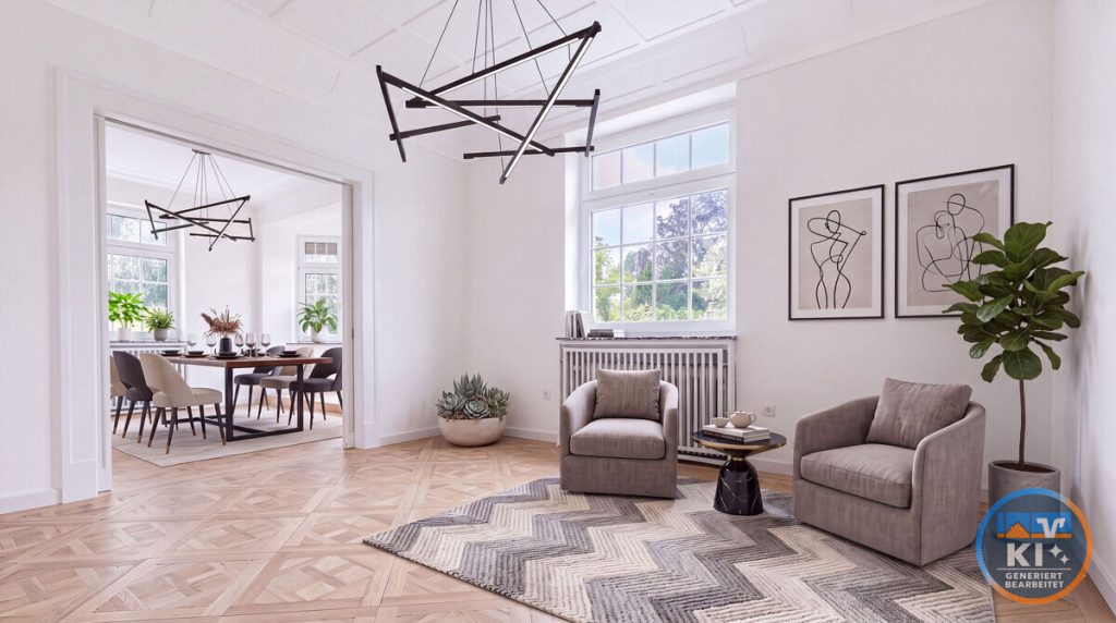Volksbank Immobilien Niederrhein GmbH - Immobilienangebot - Voerde - Alle - Eine außergewöhnliche Stadtvilla von 1915 – historische Eleganz und großzügige Raumwirkung in Voerde!