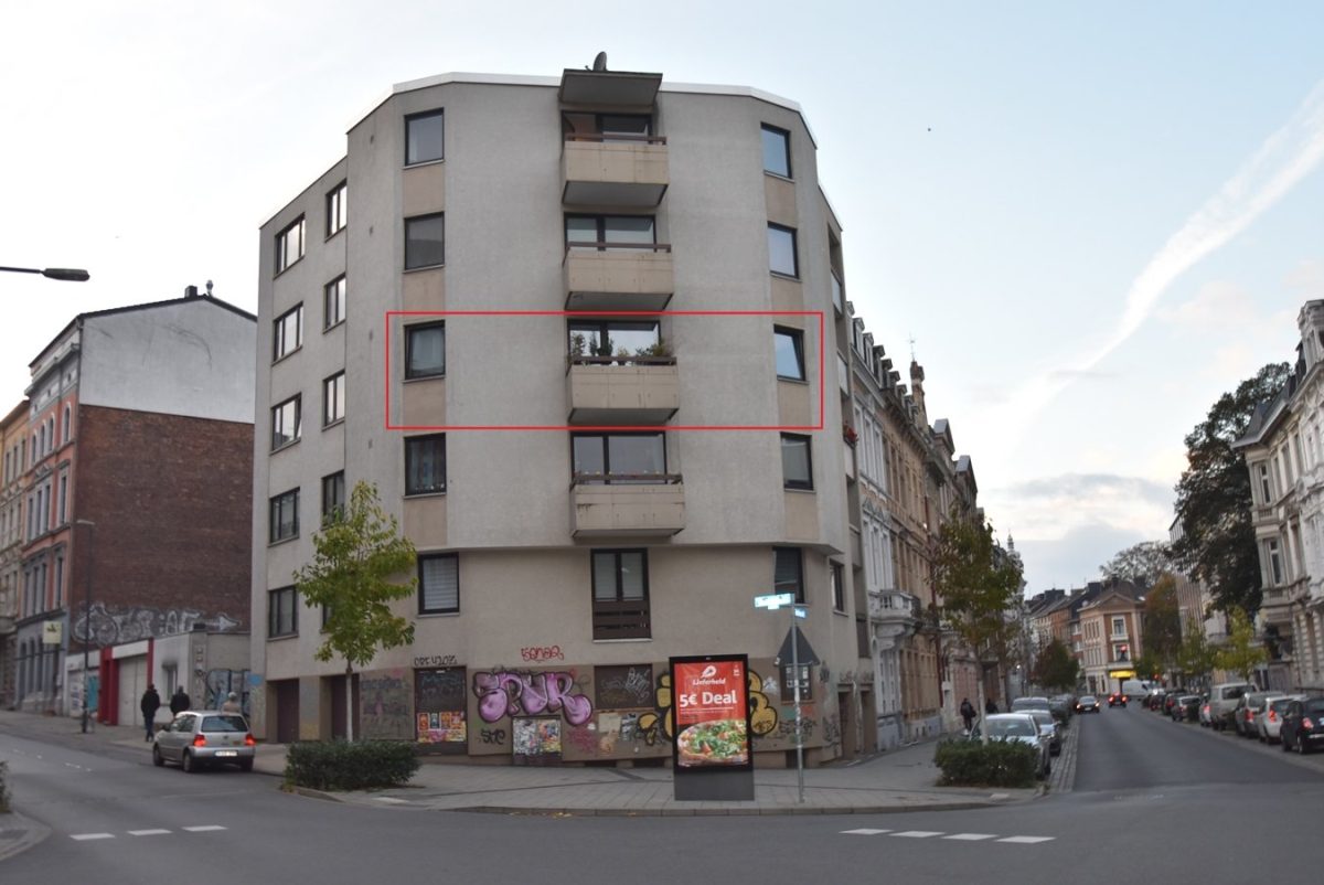 Immobilienangebot - Aachen - Wohnen - Vermietete Zweizimmerwohnung mit Balkon im Frankenberger Viertel als solide Kapitalanlage
