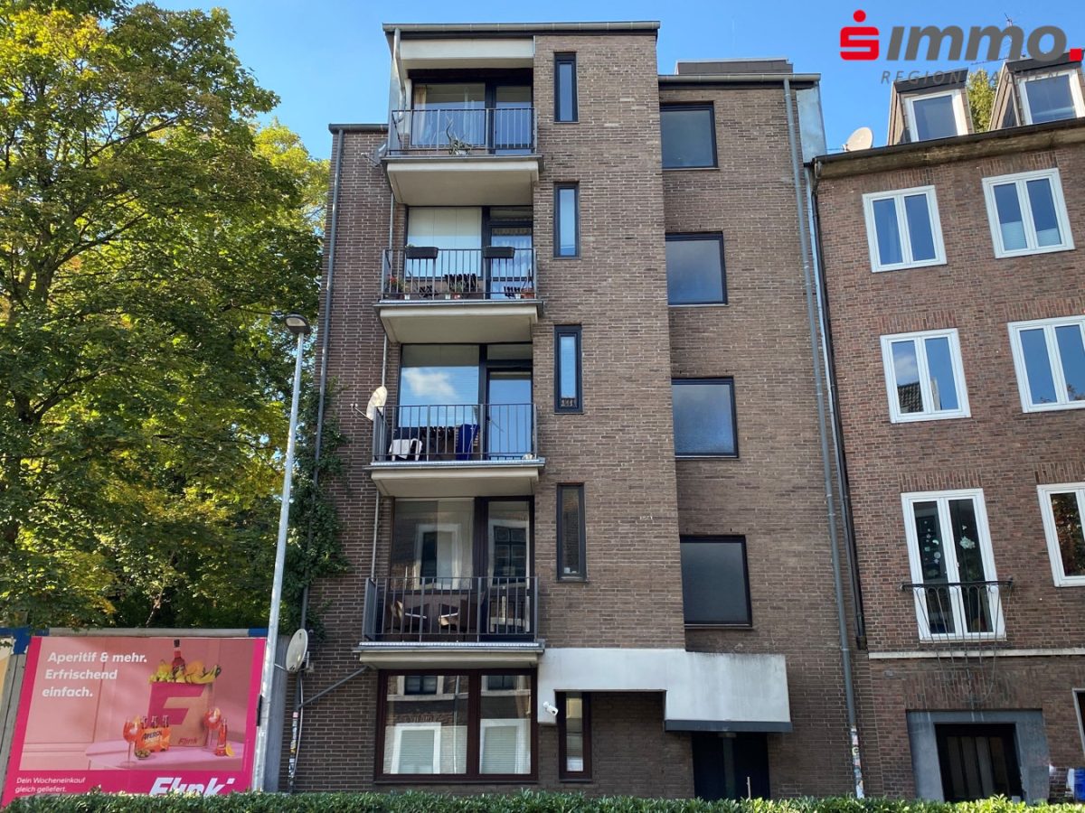 Immobilienangebot - Aachen - Wohnen - Aufwendig modernisiertes Studentenappartement mit Balkon, Nähe Hauptgebäude der RWTH
